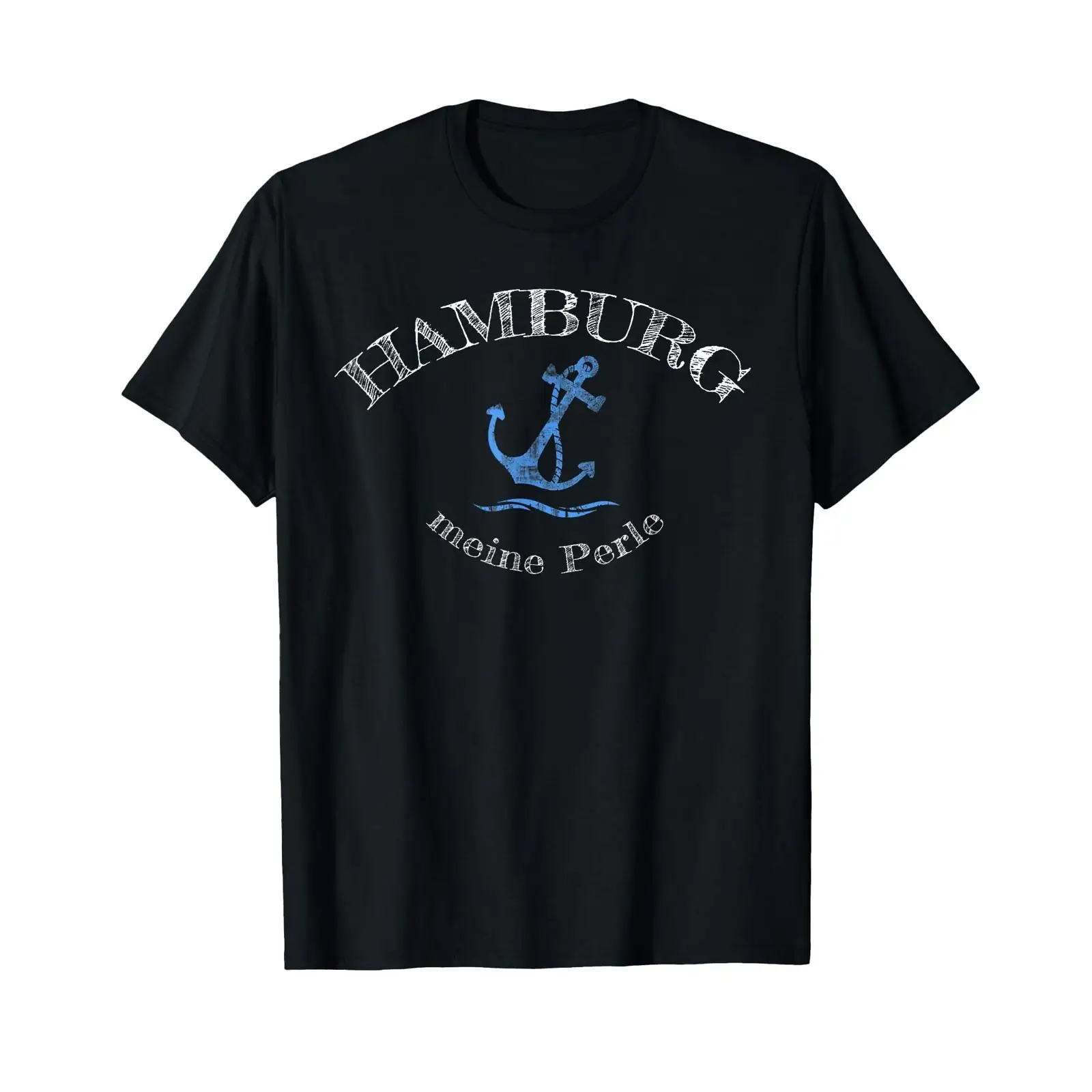 Vintage Fashion Hamburg - เสื้อยืดลาย Hamburg My Pearl ดีไซน์วินเทจ ฟอกสี