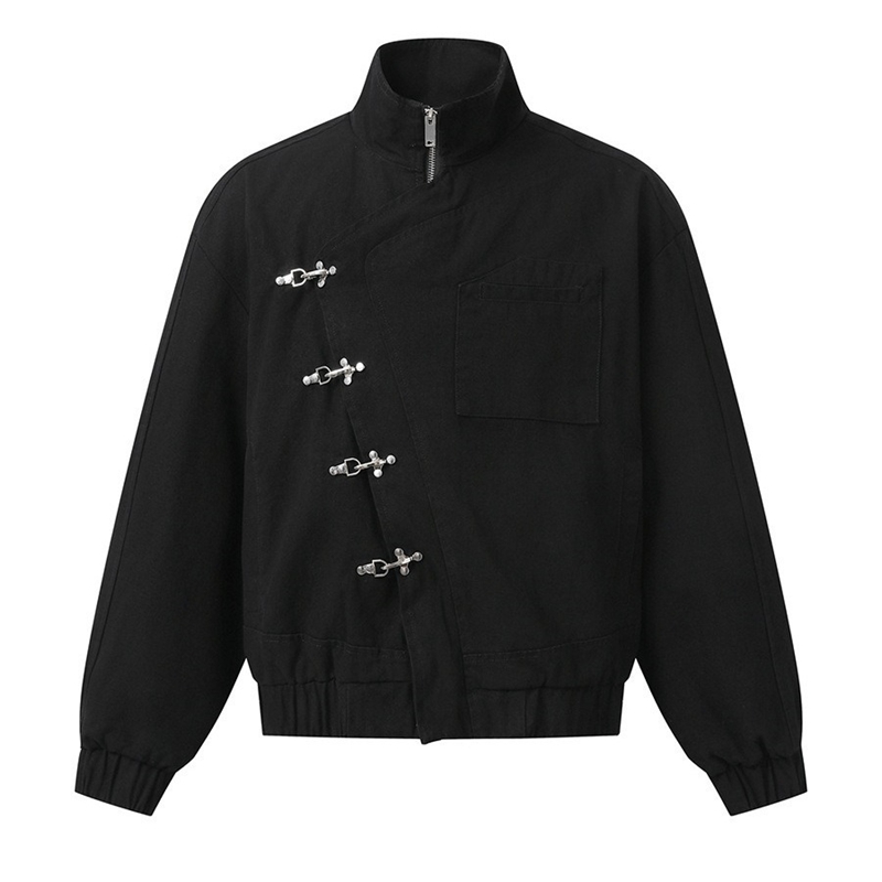 เสื้อแจ็คเก็ตคอตั้งสไตล์สตรีท  - Vintage Fashion Stores บทวิจารณ์และราคา