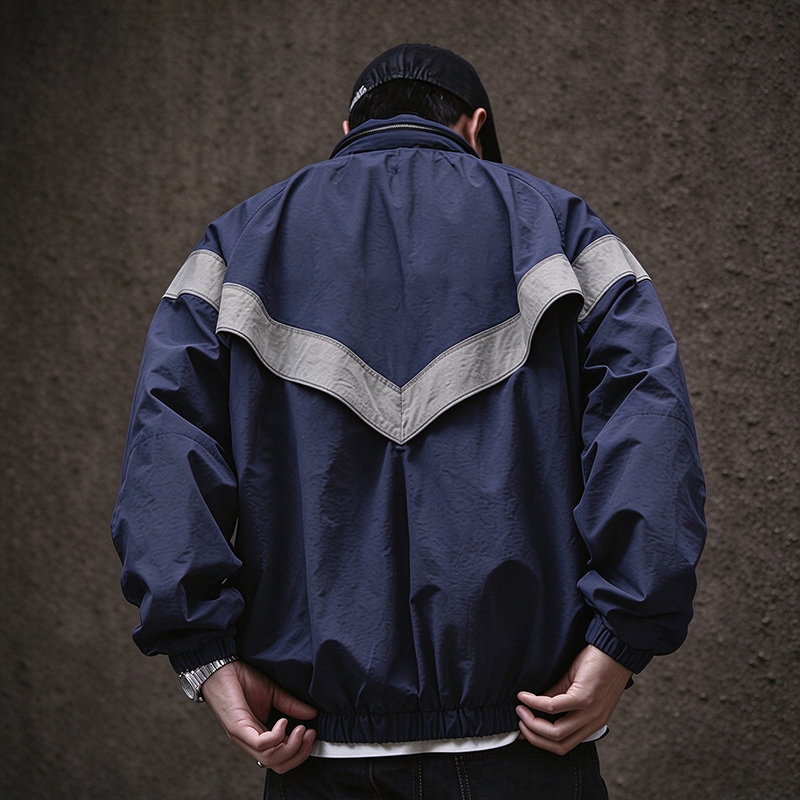 เสื้อแจ็คเก็ตกันลมสไตล์ทหารวิน - Vintage Windbreaker Nylon บทวิจารณ์และราคา