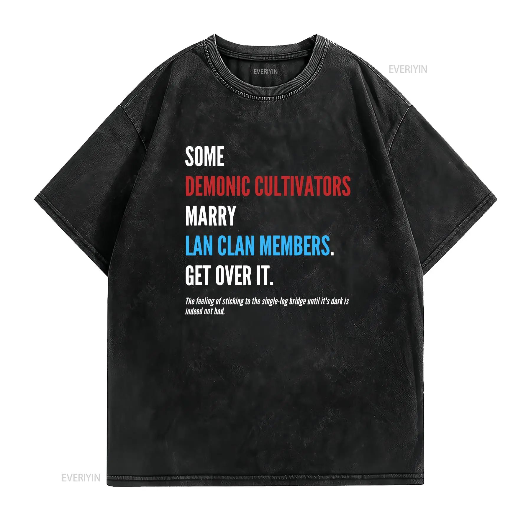 เสื้อยืด WangXian Quote MoDaoZ - Vintage Fashion Quotes บทวิจารณ์และราคา