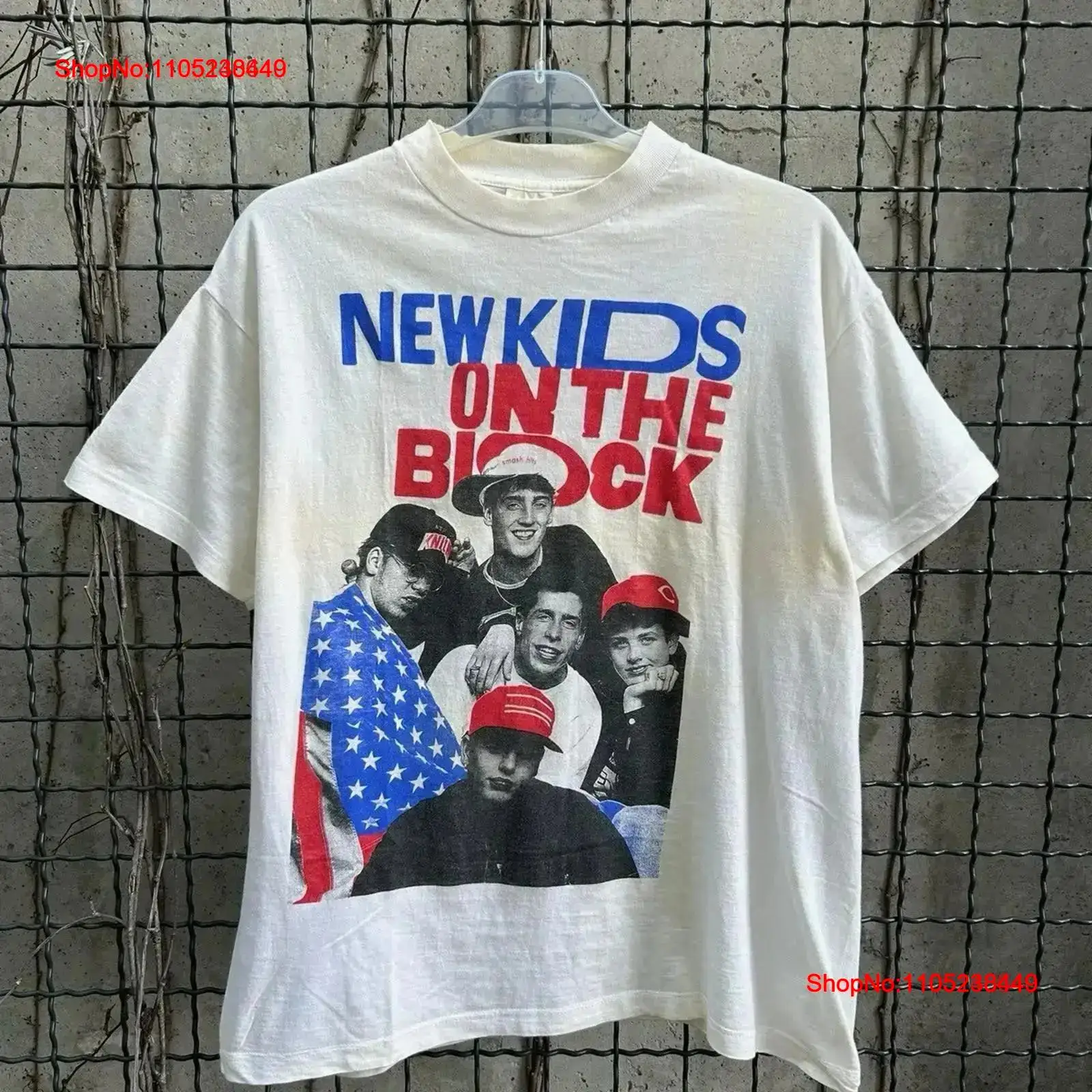 เสื้อยืดวง New Kids on the Blo - Vintage Fashion Jersey บทวิจารณ์และราคา