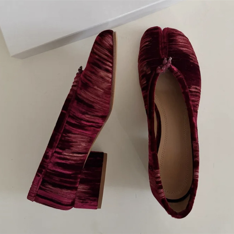 รองเท้าบัลเล่ต์ผู้หญิงแบบสวม ด - Vintage Fashion Online บทวิจารณ์และราคา