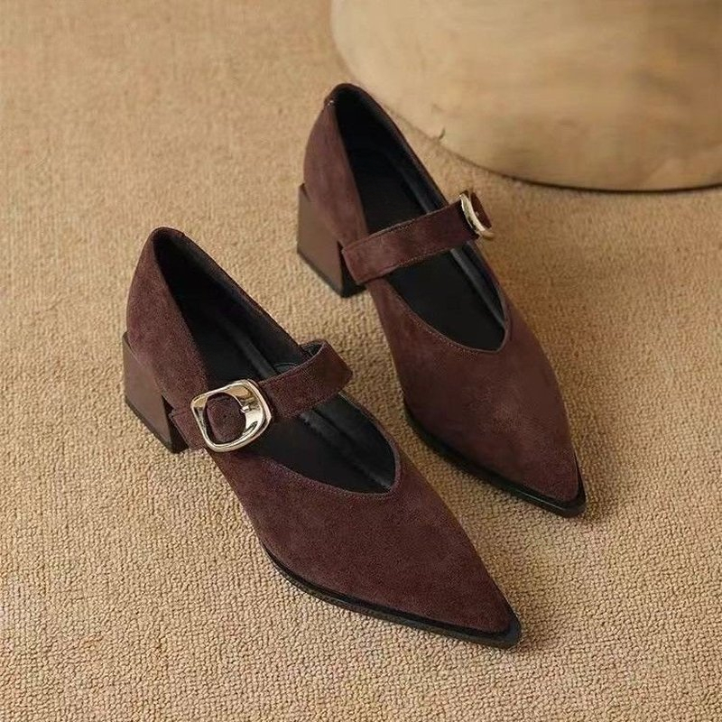 รองเท้าส้นบล็อกสไตล์วินเทจสำหร - Vintage Fashion Dresses บทวิจารณ์และราคา