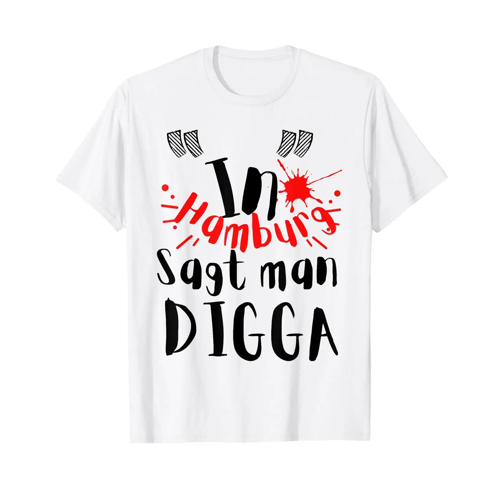เสื้อยืดลายสโลแกน In Hamburg S - Vintage Fashion Hamburg บทวิจารณ์และราคา