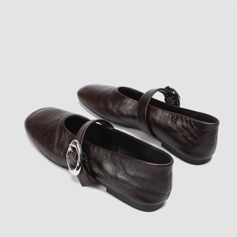 รองเท้าผู้หญิงแบบแมรี่เจน หนัง - Vintage Fashion Online บทวิจารณ์และราคา